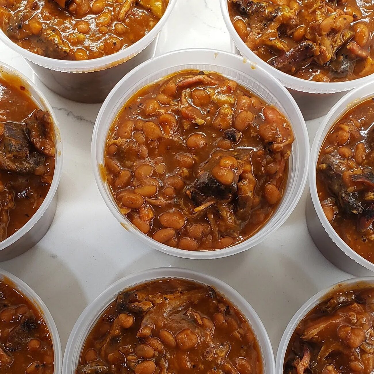 Loaded beans made with Hotbanero BBQ